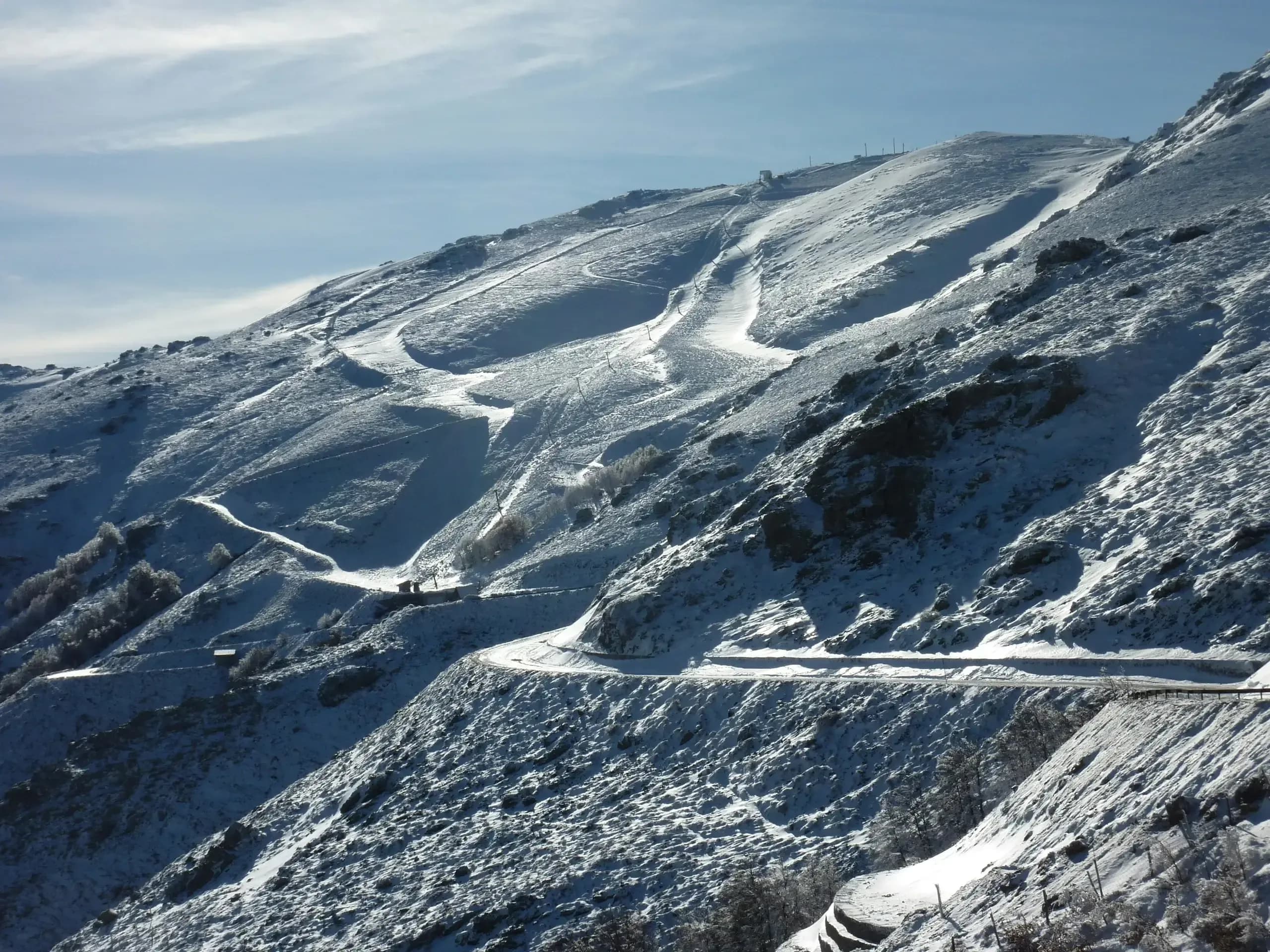 Snow on Bruncu Spina, Sardinia - Sardinia Guide