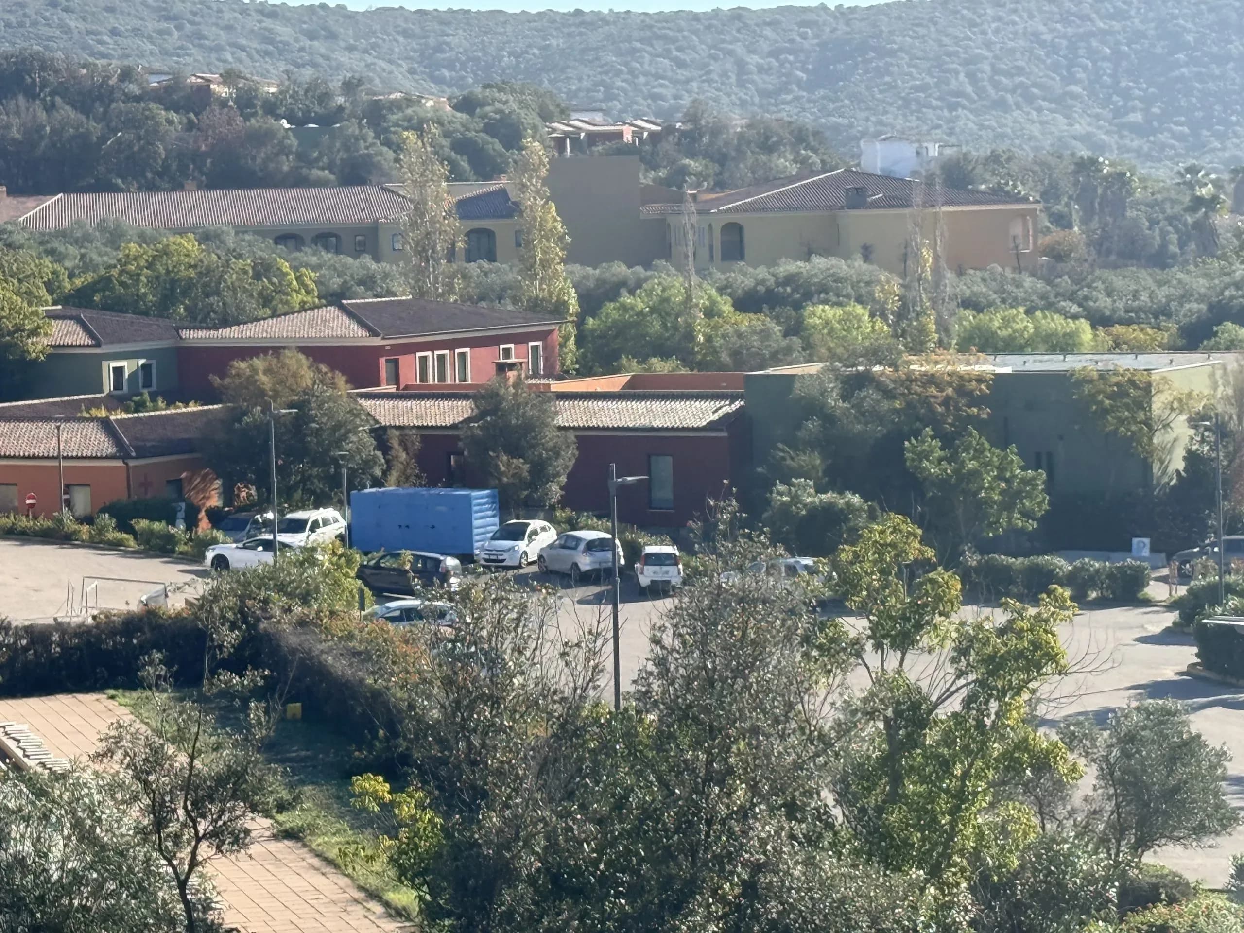 Bouw- en herontwikkelingszones van de toekomstige Sardinia International School Olbia