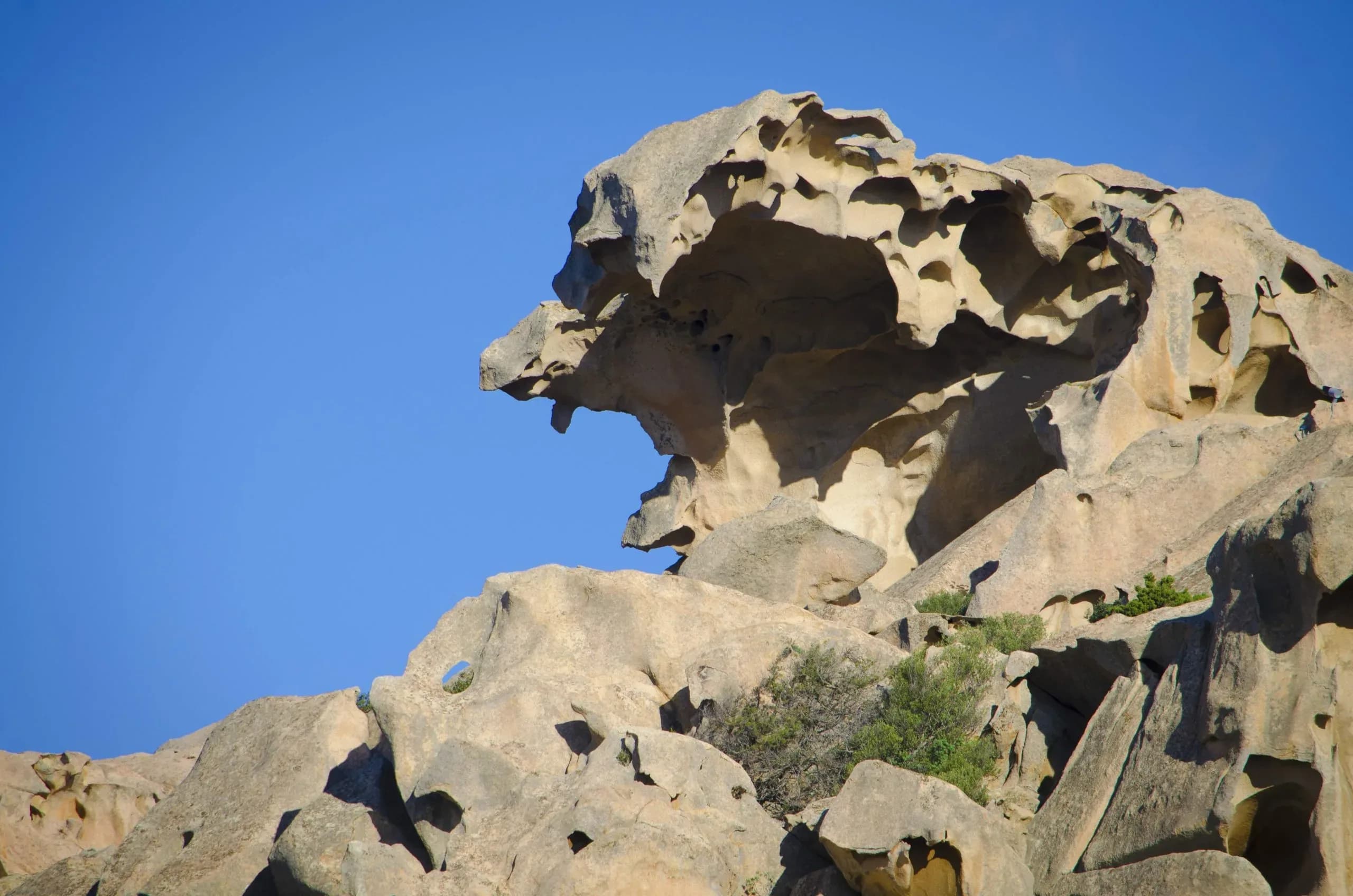 Bärenförmiger Granitfelsen am Capo d'Orso bei Palau
