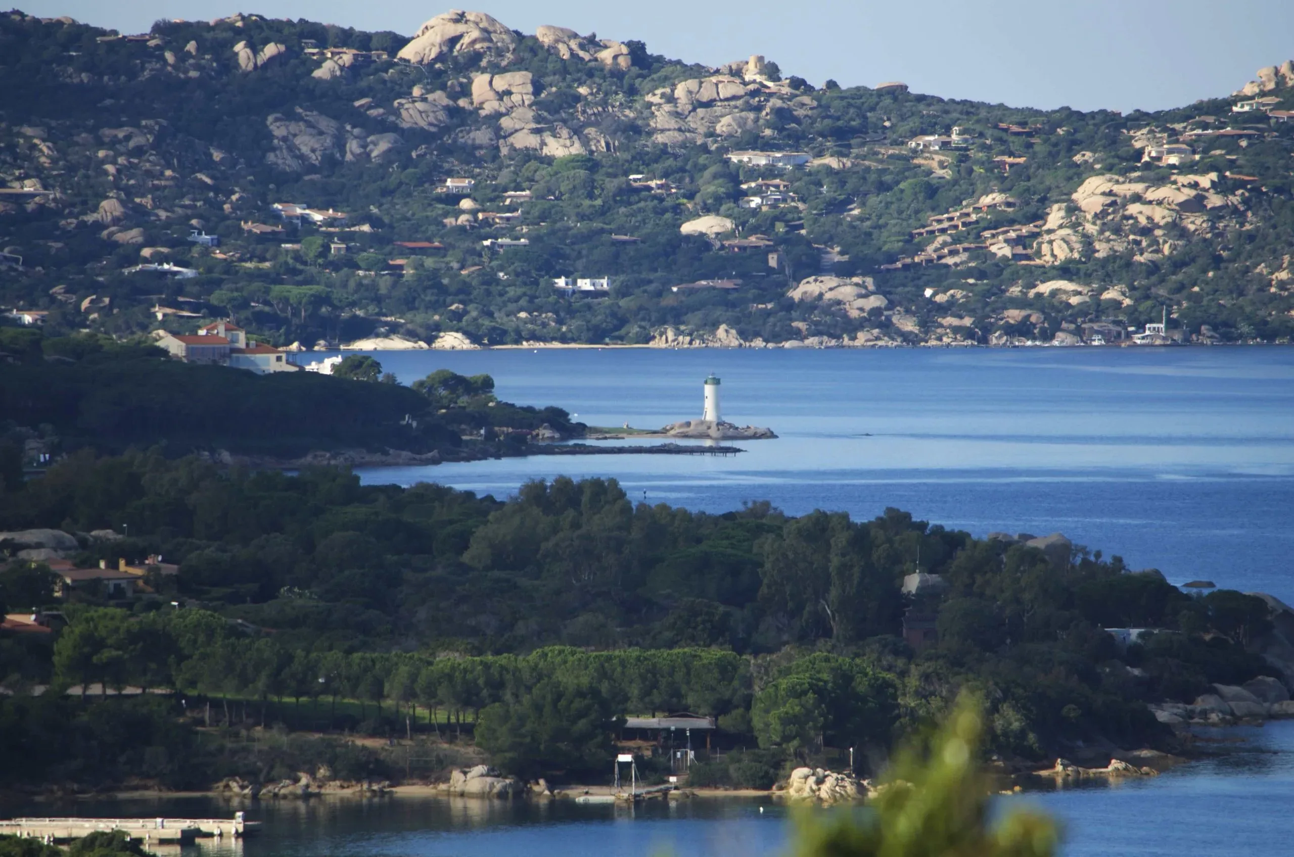 Panoramablick aufs Meer vom Capo d'Orso in Richtung Korsika