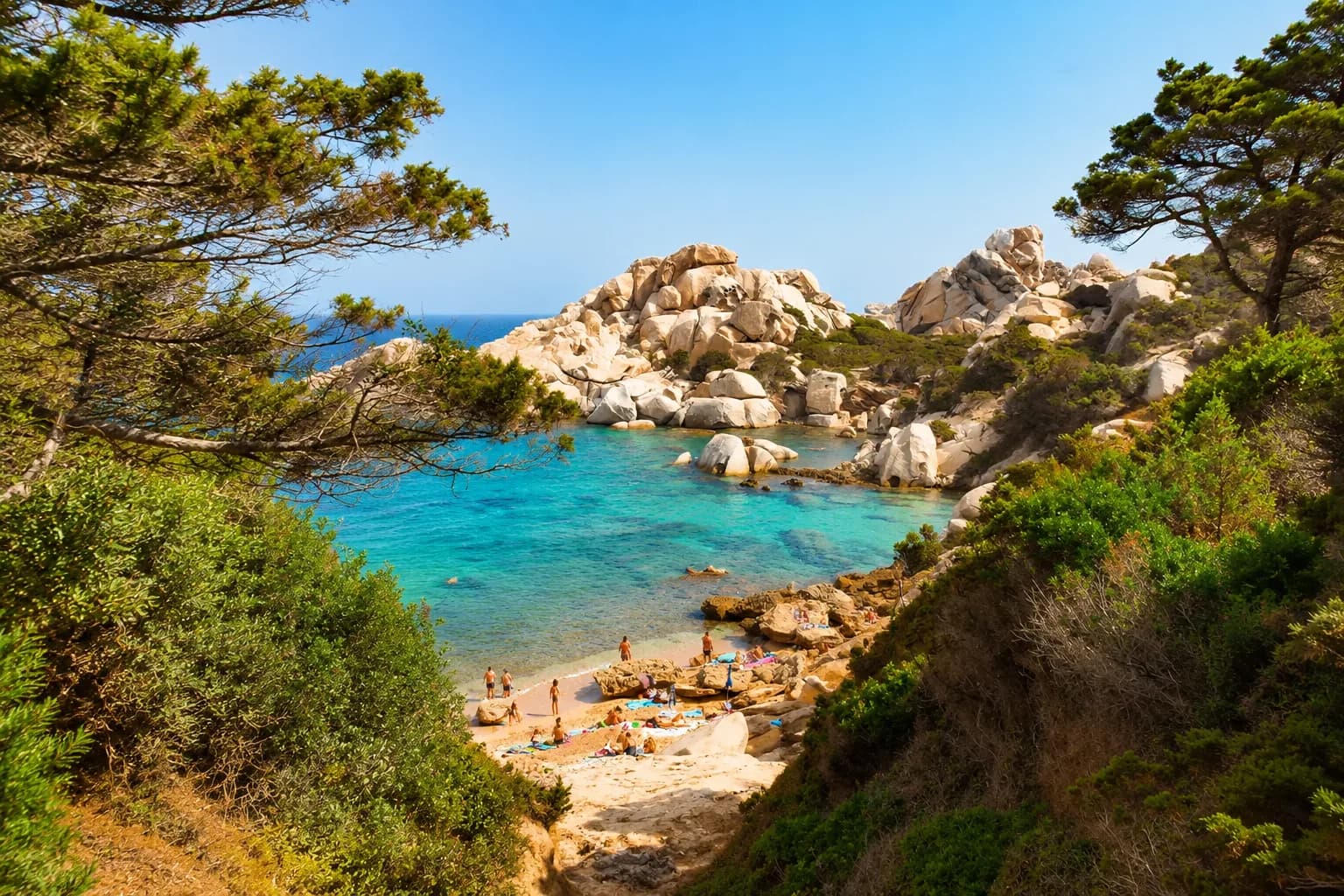 beautiful Beach Capo Testa