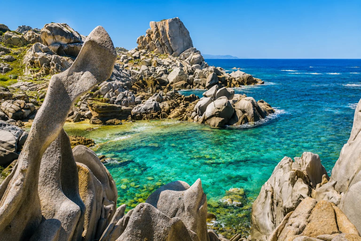 Capo Testa Beach