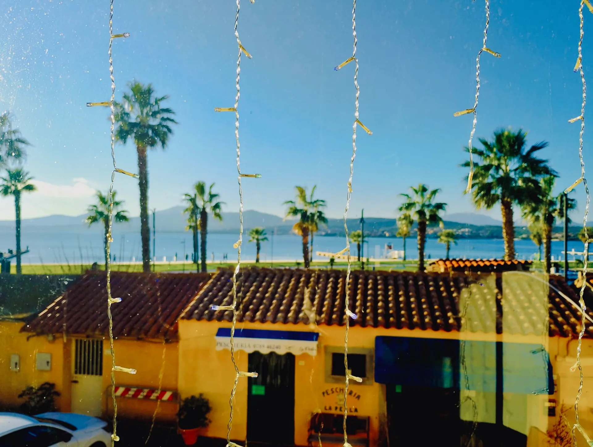 view from pizzeria